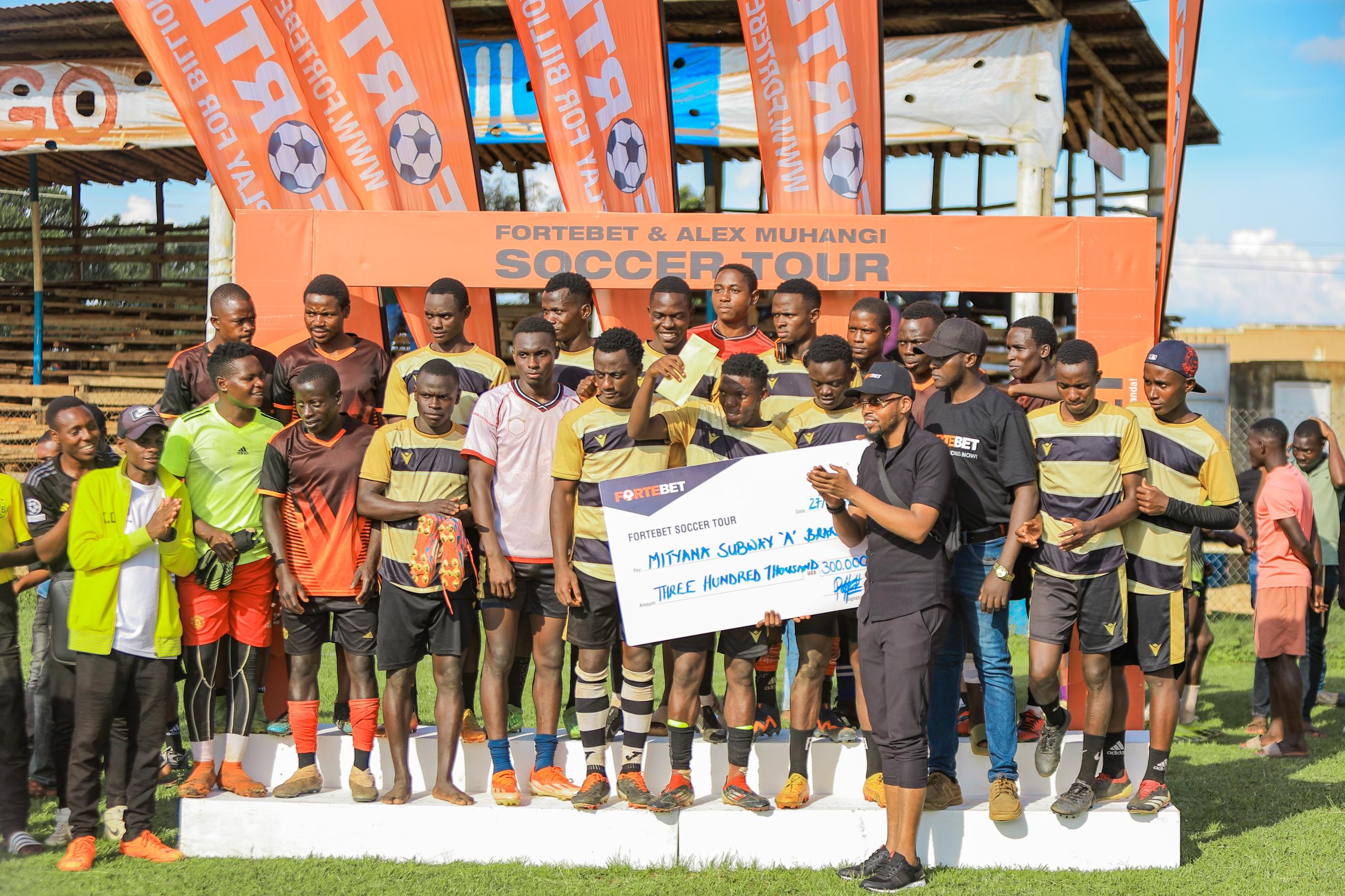 MITYANA’S 1ST SOCCER TOUR LEAVES PUNTERS IN THE SKIES